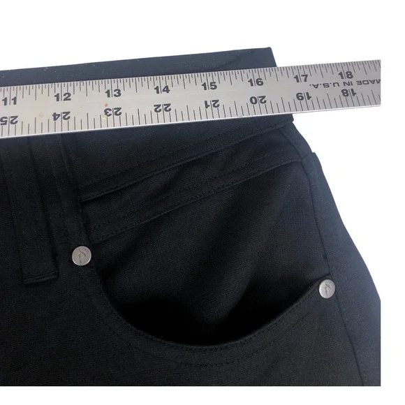 Simply Vera Vera Wang Womens Black Bootcut Stretch Pants Size L Career Trousers - Picture 6 of 9